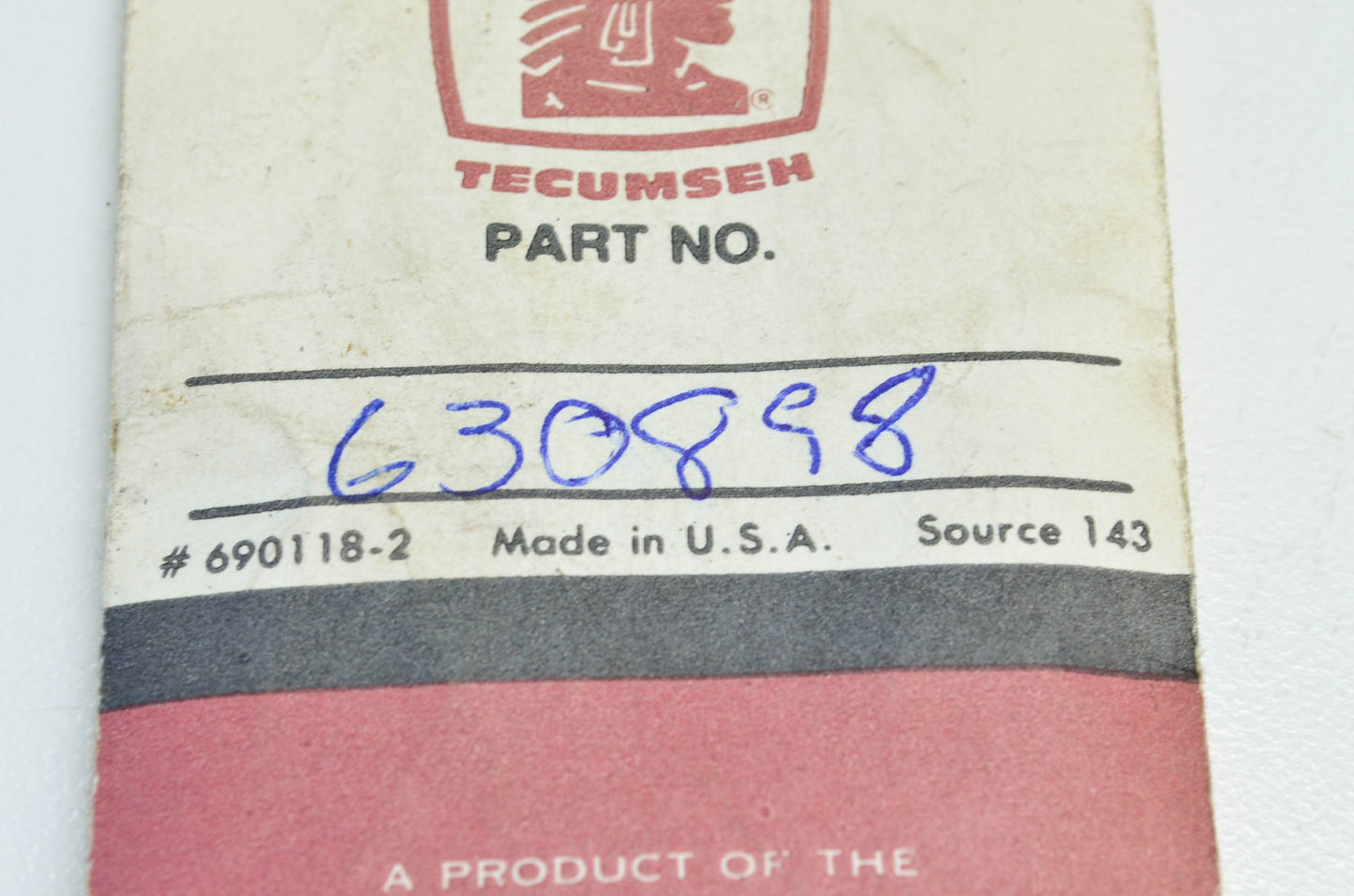 New OEM Tecumseh Adjusting Needle Valve NOS