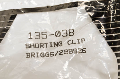 Shorting Clip 298926, 135-038  NOS