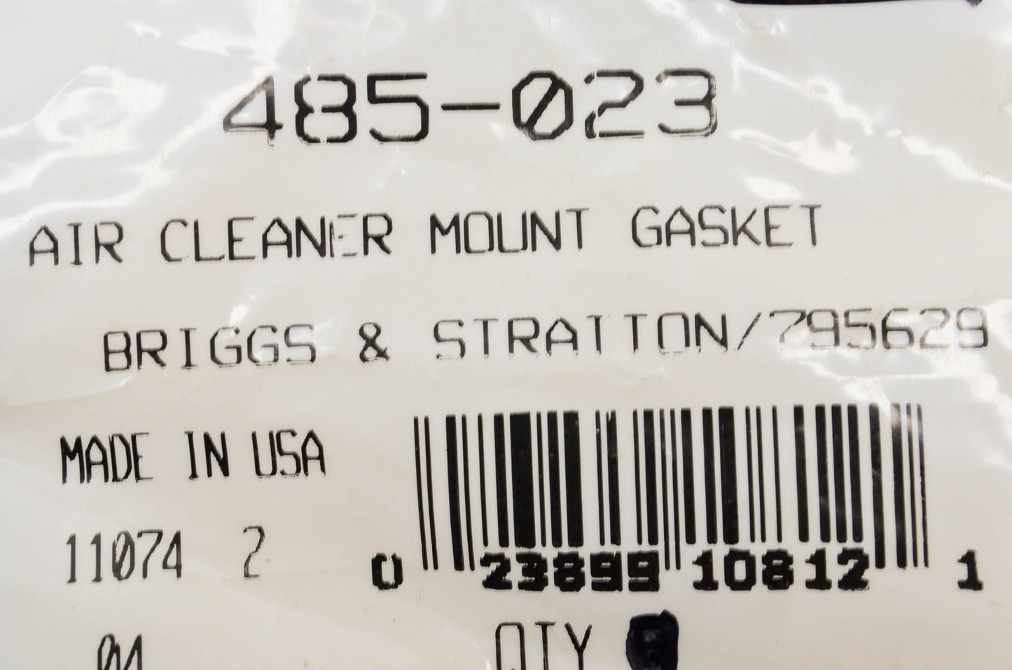 Air Cleaner Mount Gasket Qty 3 NOS