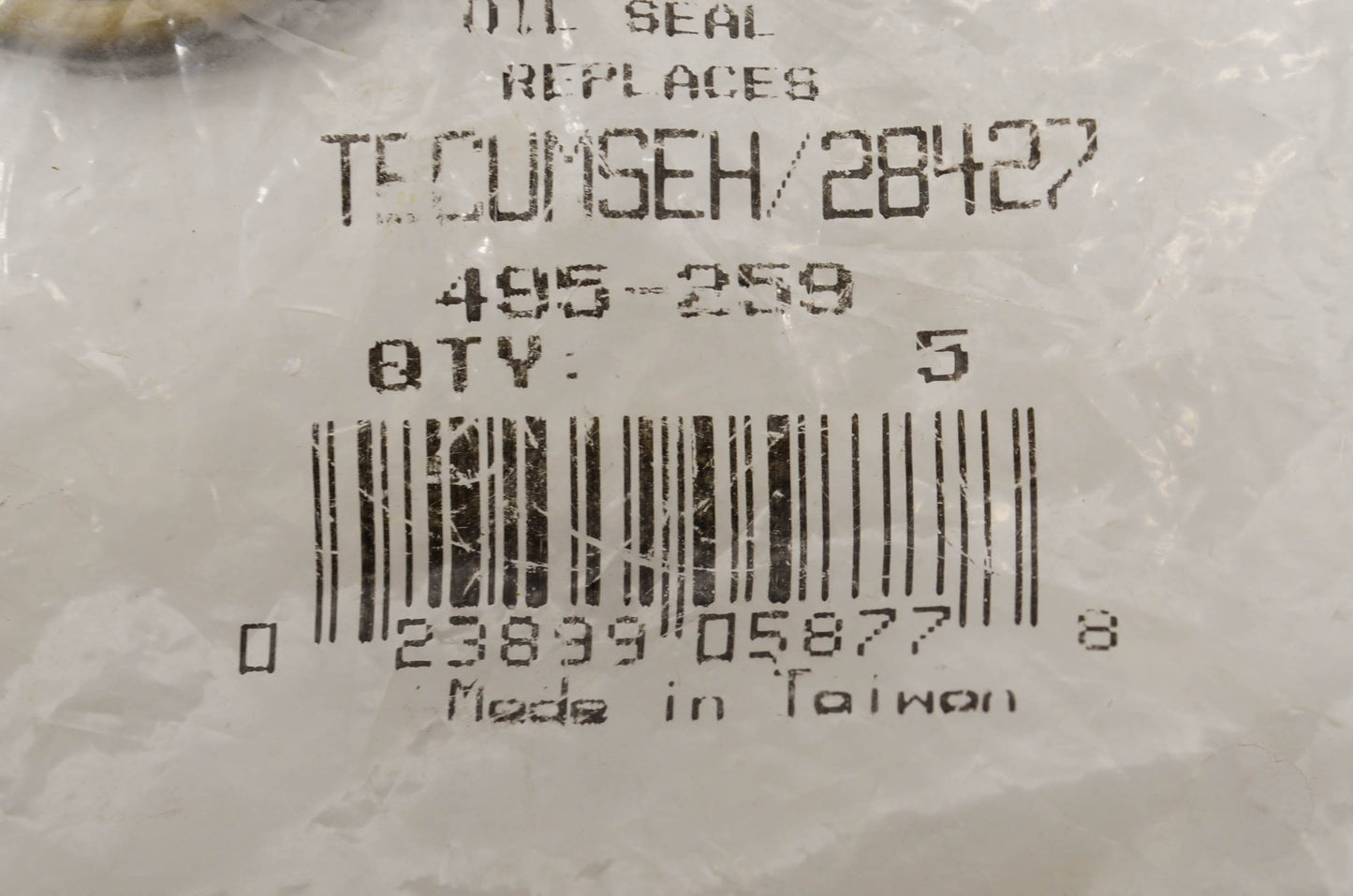 Stens 495-259 Oil Seal Tecumseh 28427 NOS