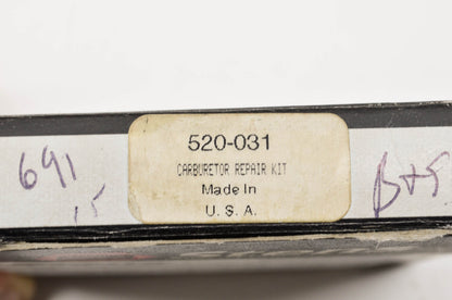 New Stens Carburetor Repair Kit NOS