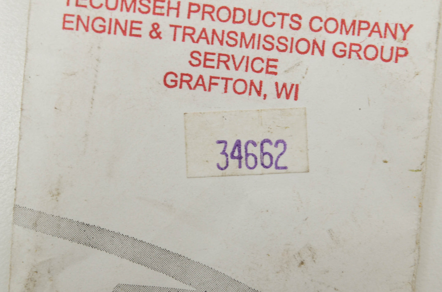 New OEM Tecumseh 34662 Link NOS