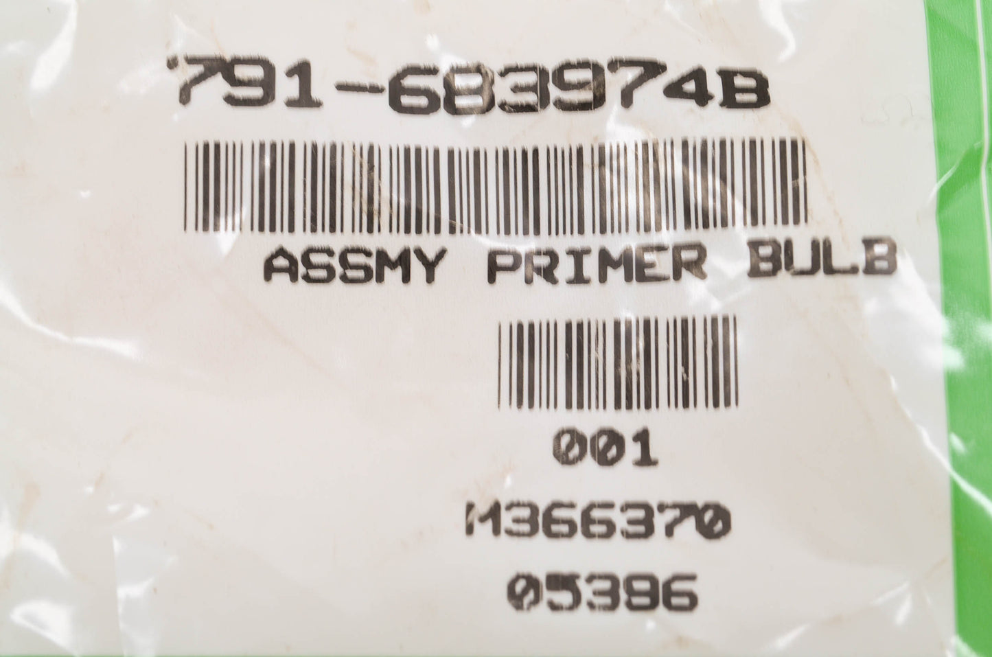 Primer Bulb Kit NOS