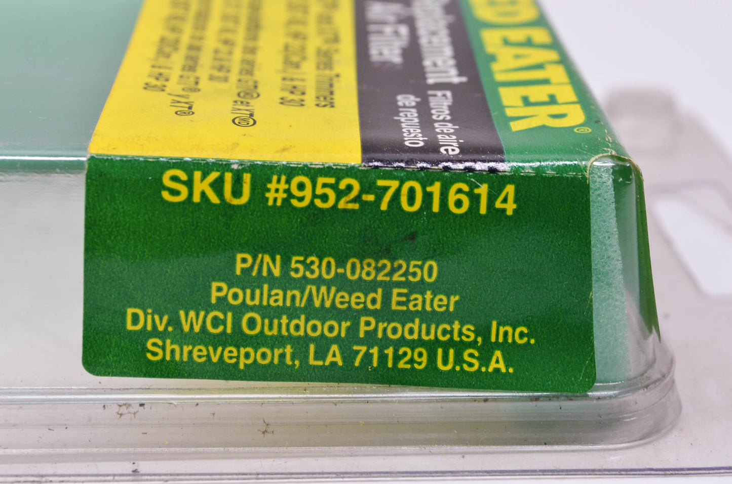 New Weed Eater Air Filter NOS