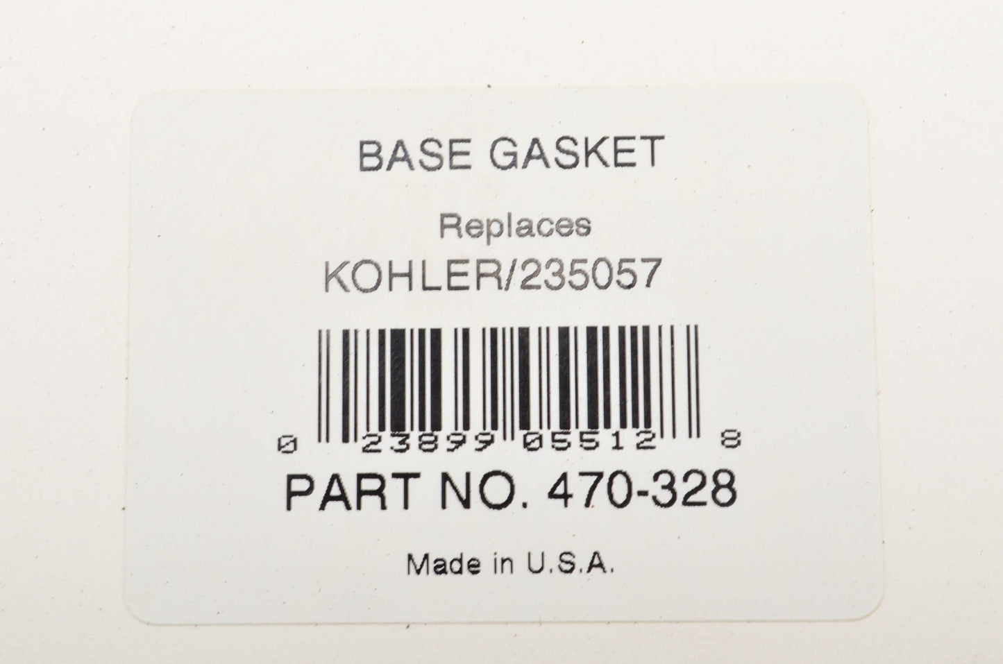 Stens 470-328, 235057 Base Gasket NOS