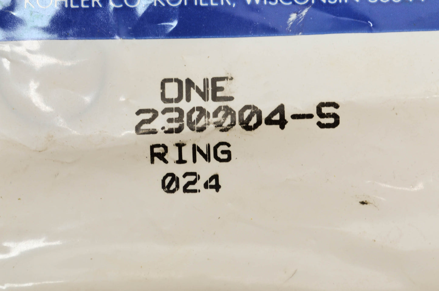 Kohler 230004-S Retaining Ring NOS