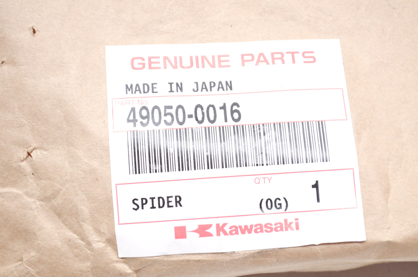 OEM Kawasaki 49050-0016 Spider NOS