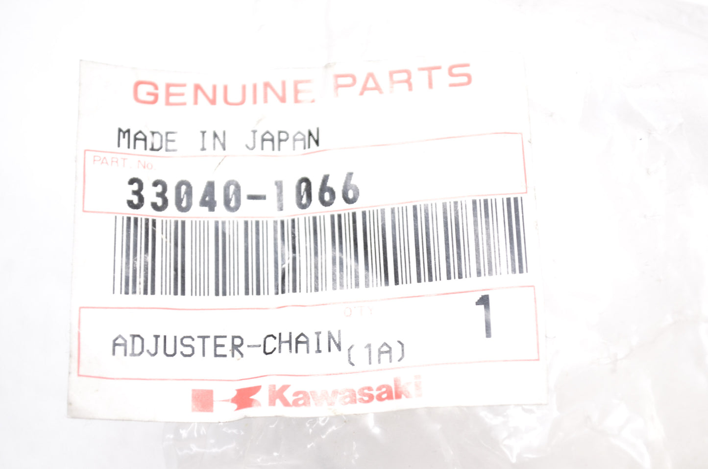 New OEM Kawasaki Outside Chain Adjuster 33040-1066 NOS