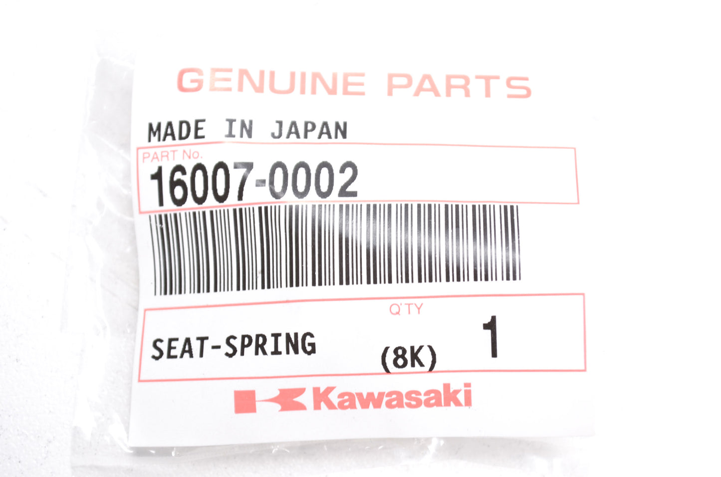 OEM Kawasaki 16007-0002 Spring Seat NOS