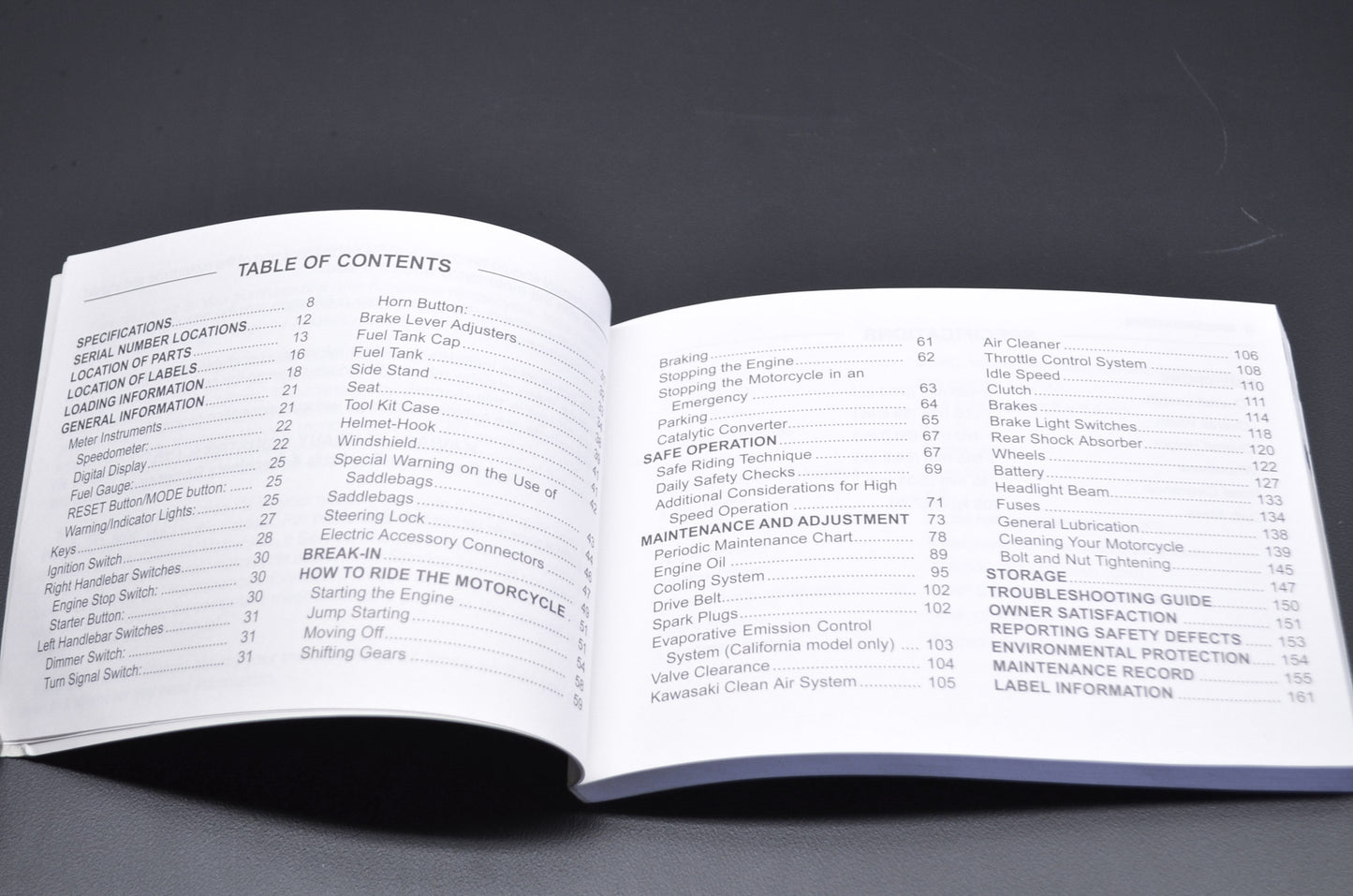 OEM Kawasaki 99987-1512 Owner's Manual VN900D9F