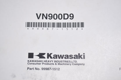 OEM Kawasaki 99987-1512 Owner's Manual VN900D9F