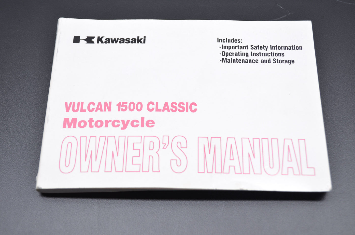 OEM Kawasaki 99987-1465 Owner's Manual VN1500N8F