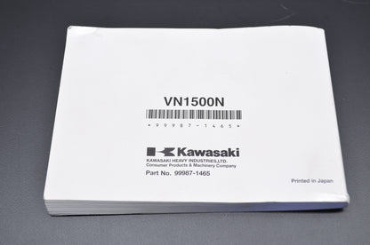 OEM Kawasaki 99987-1465 Owner's Manual VN1500N8F