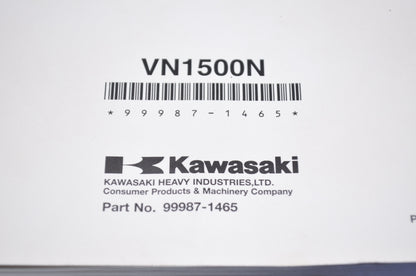OEM Kawasaki 99987-1465 Owner's Manual VN1500N8F
