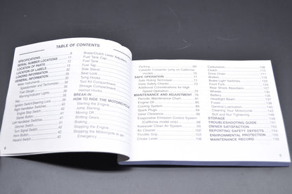 OEM Kawasaki 99987-1137 Owner's Manual ZR1200-A3