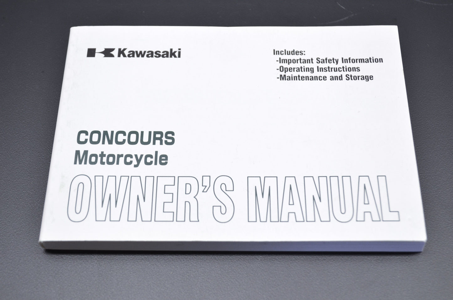 OEM Kawasaki 99987-1316 Owner's Manual ZG1000A6F NOS
