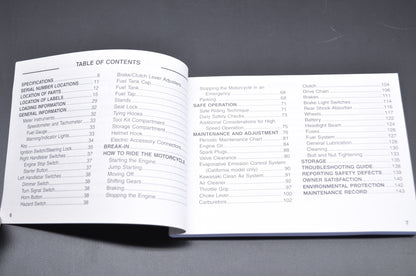 OEM Kawasaki 99987-1104 Owner's Manual ZR750-H3 NOS