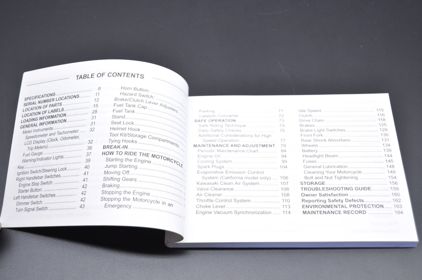 OEM Kawasaki 99987-1367 Owner's Manual ZR750K6F NOS