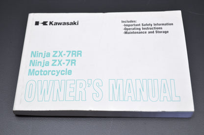 OEM Kawasaki 99987-1140 Owner's Manual ZX750-P8