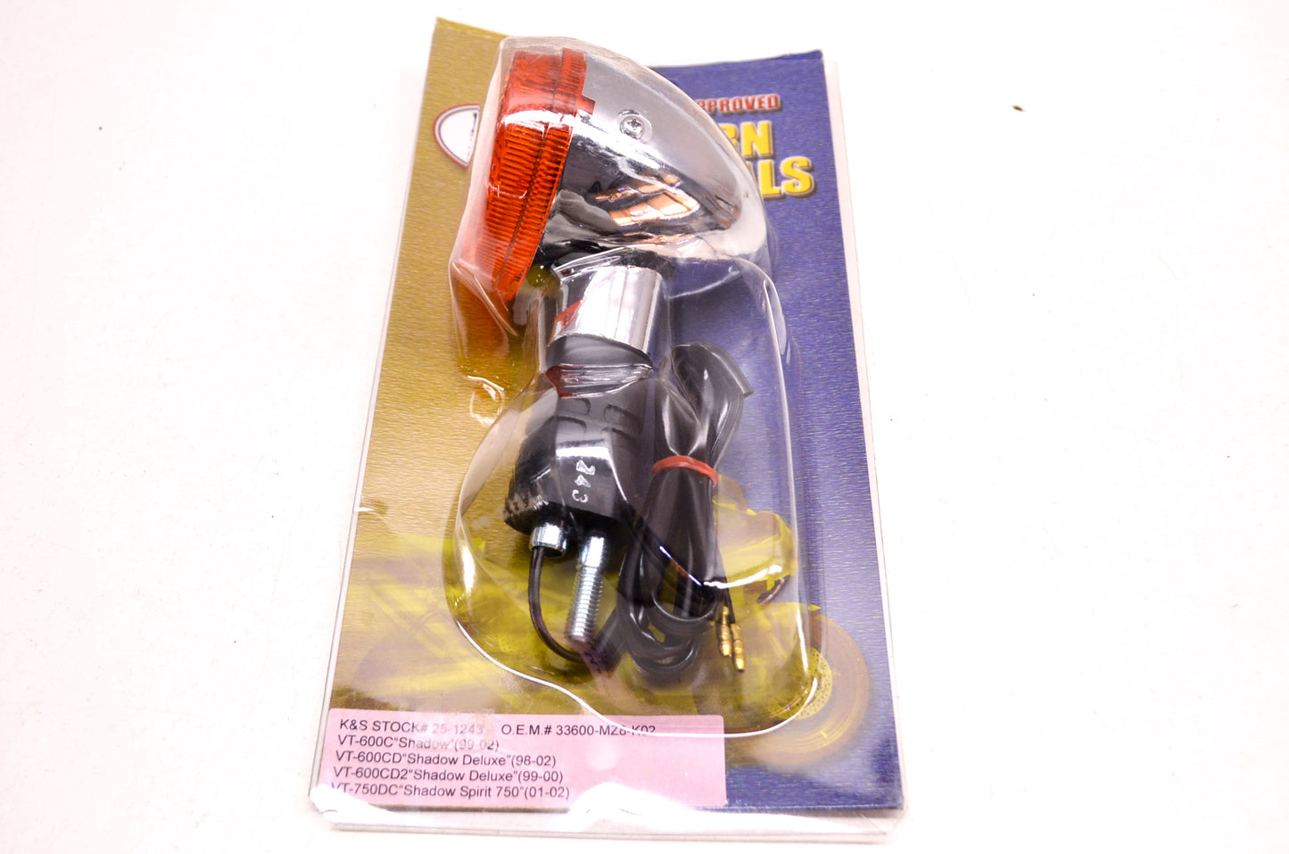 New K&S Rear Right Turn Signal 25-1243 NOS