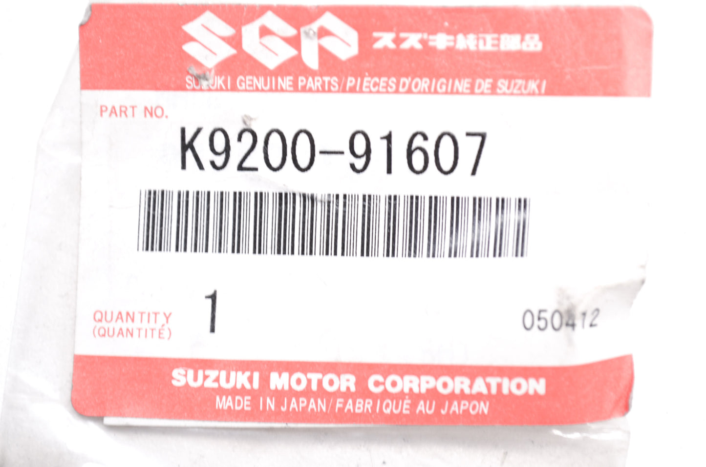 OEM Suzuki K9200-91607 Screw 6X27 NOS