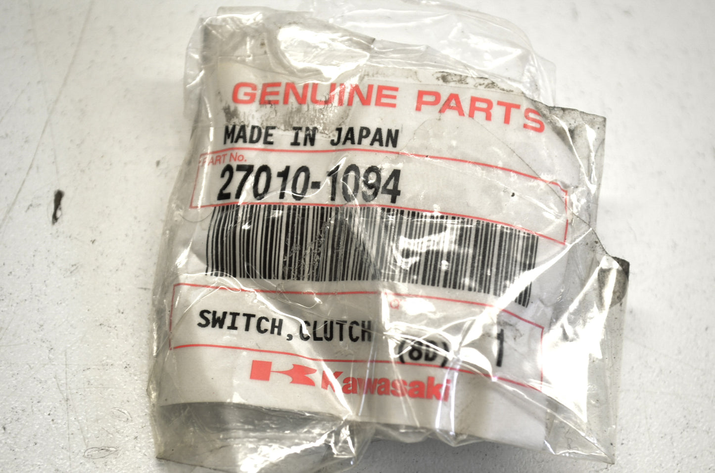 OEM Kawasaki 27010-1094 Clutch Switch NOS