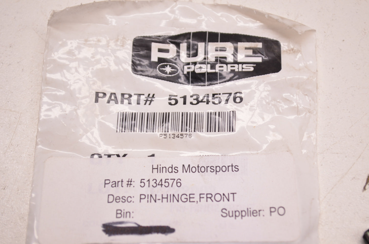New OEM Polaris Front Hinge Pin NOS