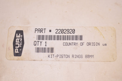 OEM Polaris 2202920 Piston Rings Kit 80mm NOS