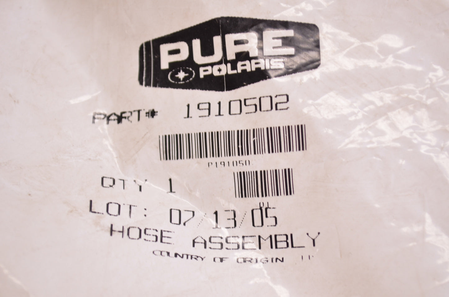 New OEM Polaris Front Left Brake Line NOS
