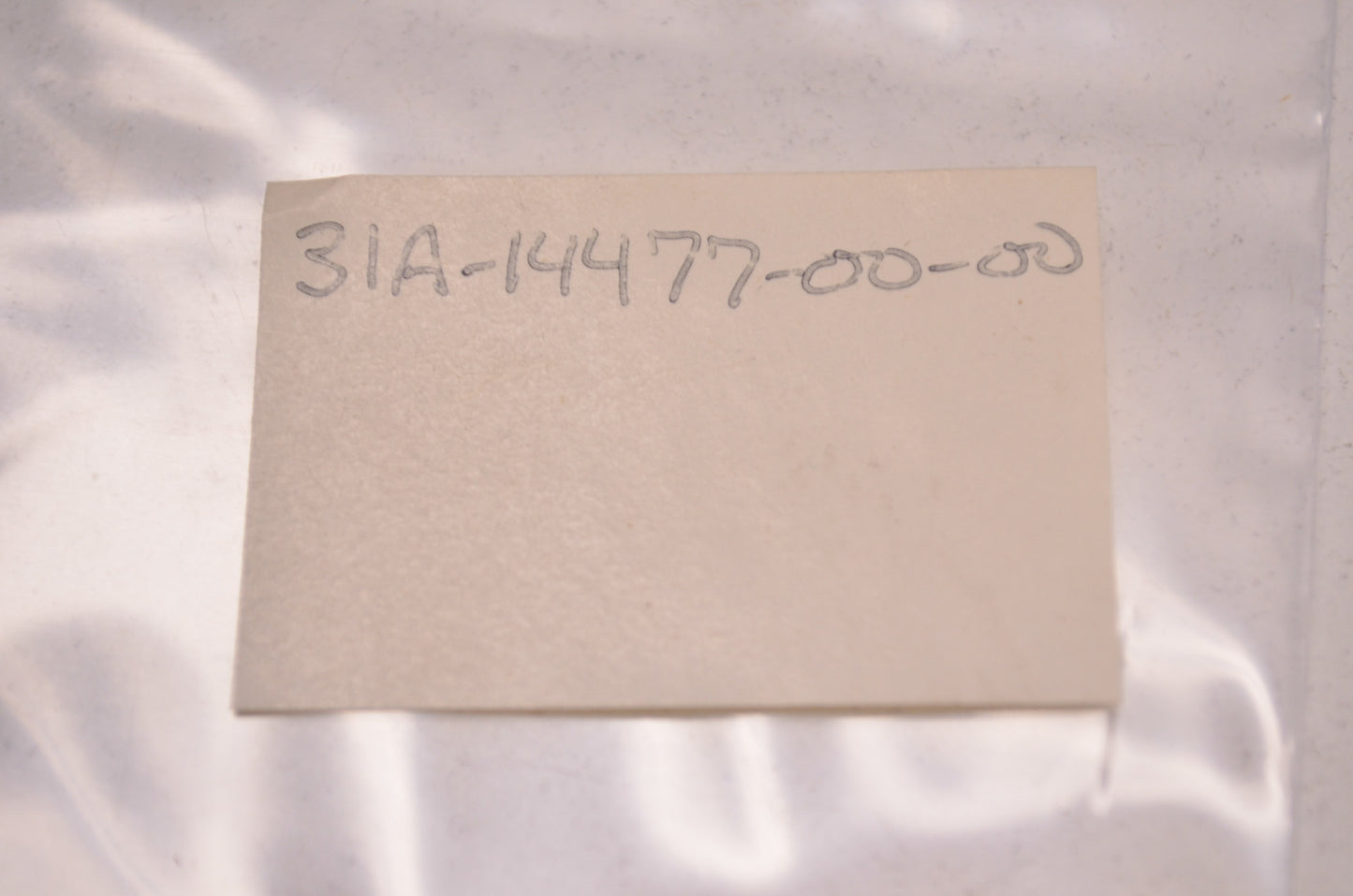 OEM Yamaha 31A-14477-00-00 Plate w/ Nut NOS