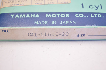 OEM Yamaha 1M1-11610-20-00 Piston Ring Set NOS