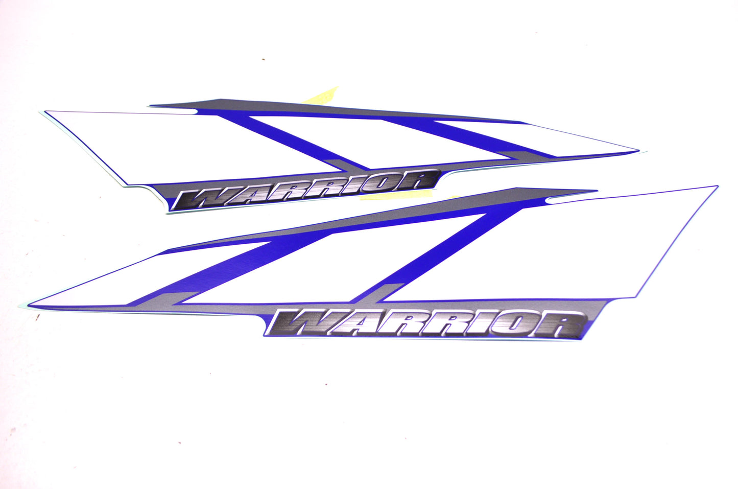 New OEM Yamaha Rear Fender Graphic Kit 'Warrior' Decal NOS