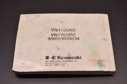 OEM Kawasaki 99987-1704 Owner's Manual VN1700A/B