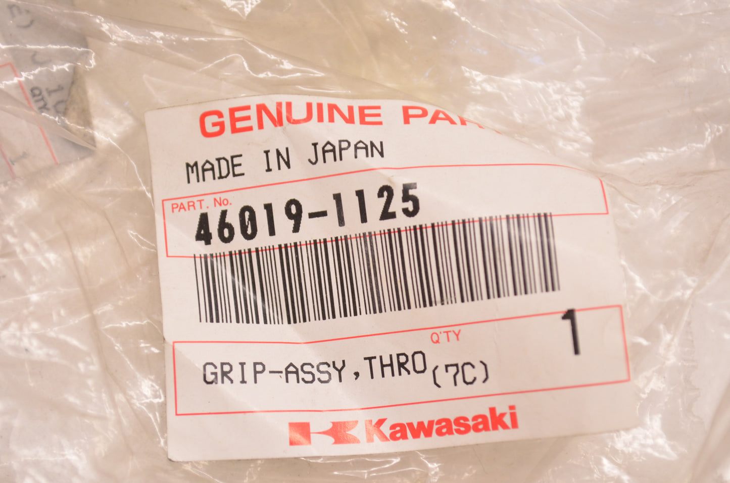 OEM Kawasaki 46019-1125 Throttle Grip Assembly NOS