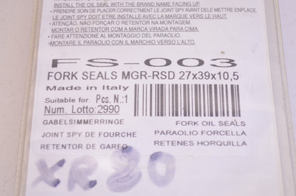 Front Fork Oil Seal Kit NOS