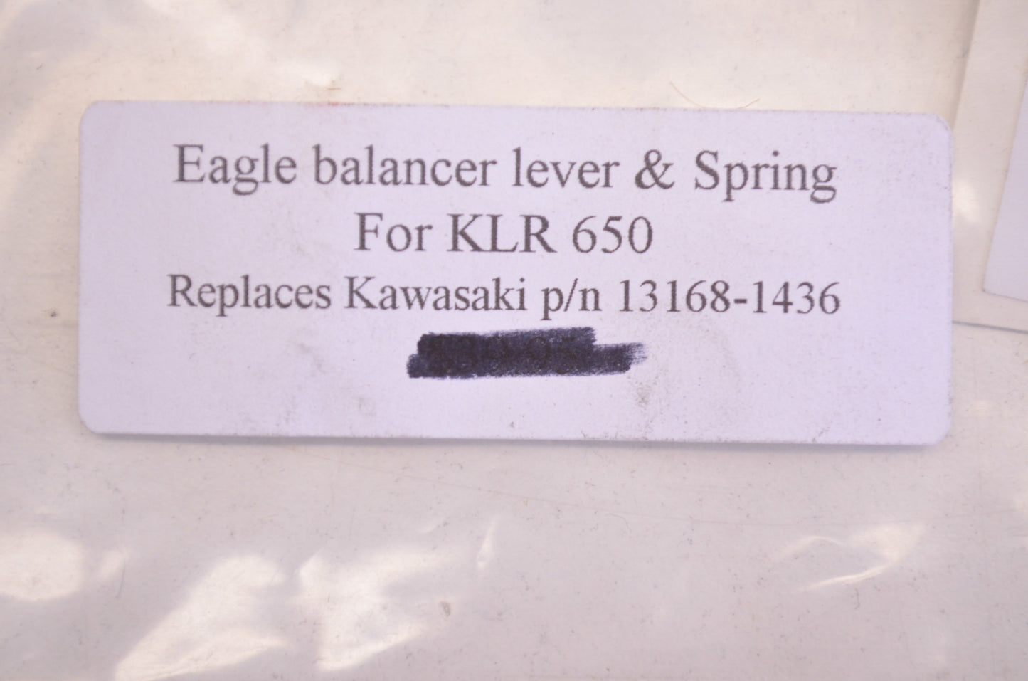 New Eagle Kawasaki KLR 650 Doohickey Balancer Lever & Spring NOS