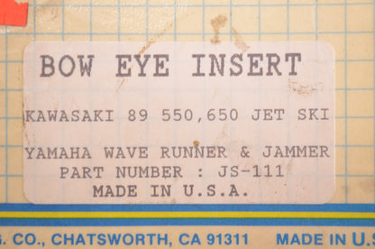 Pink Bow Eye Insert NOS