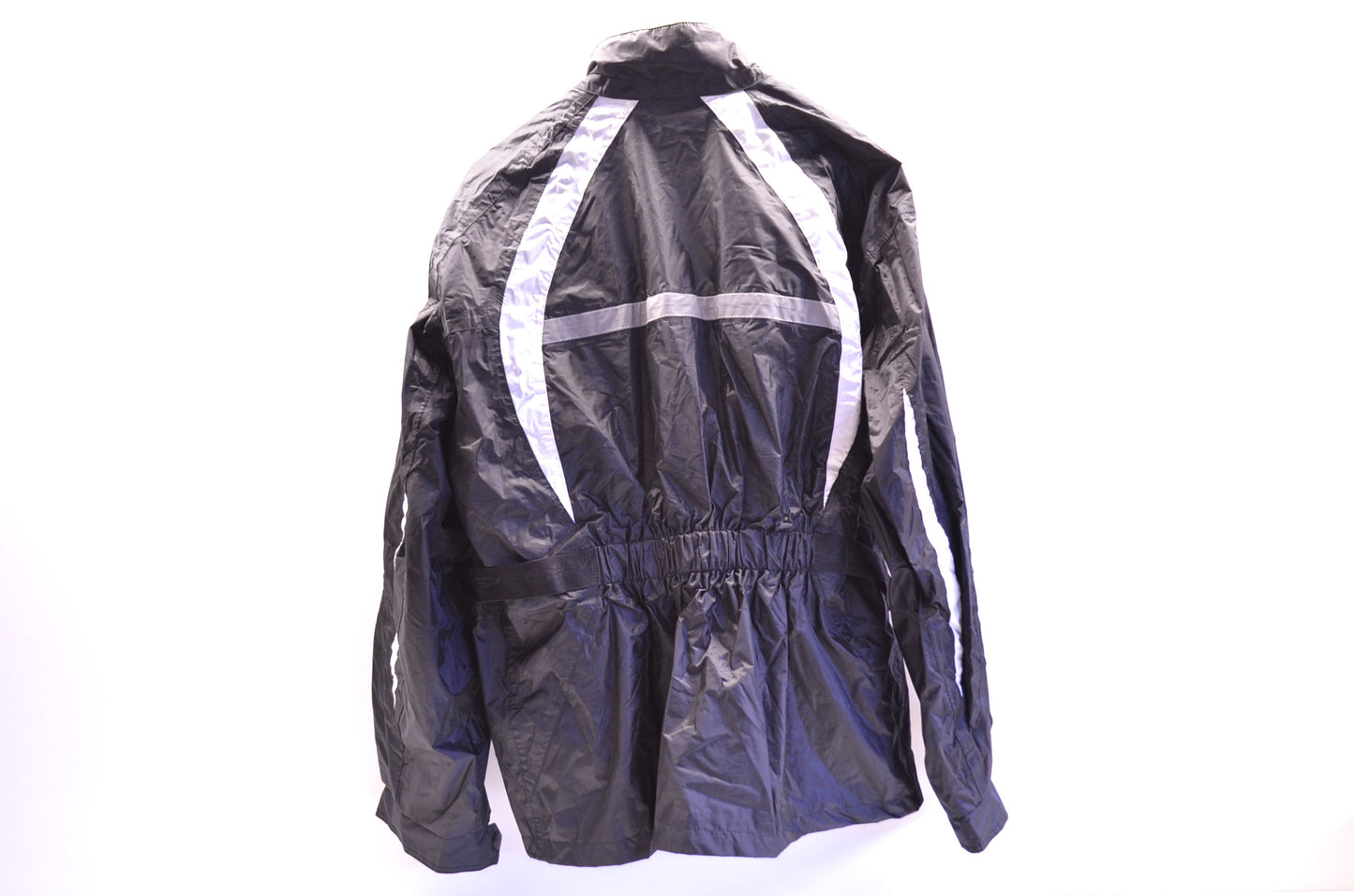 Fulmer TRS2BLK, TRS2BLK2XL Black Reflective Rainsuit Jacket 2XL NOS