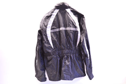 Fulmer TRS2BLK, TRS2BLK2XL Black Reflective Rainsuit Jacket 2XL NOS