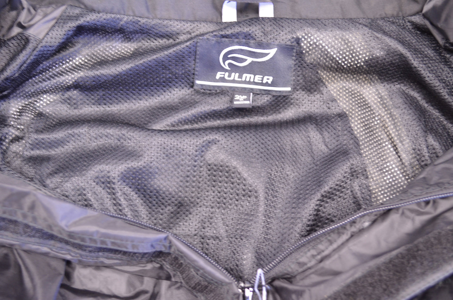 Fulmer TRS2BLK, TRS2BLK2XL Black Reflective Rainsuit Jacket 2XL NOS