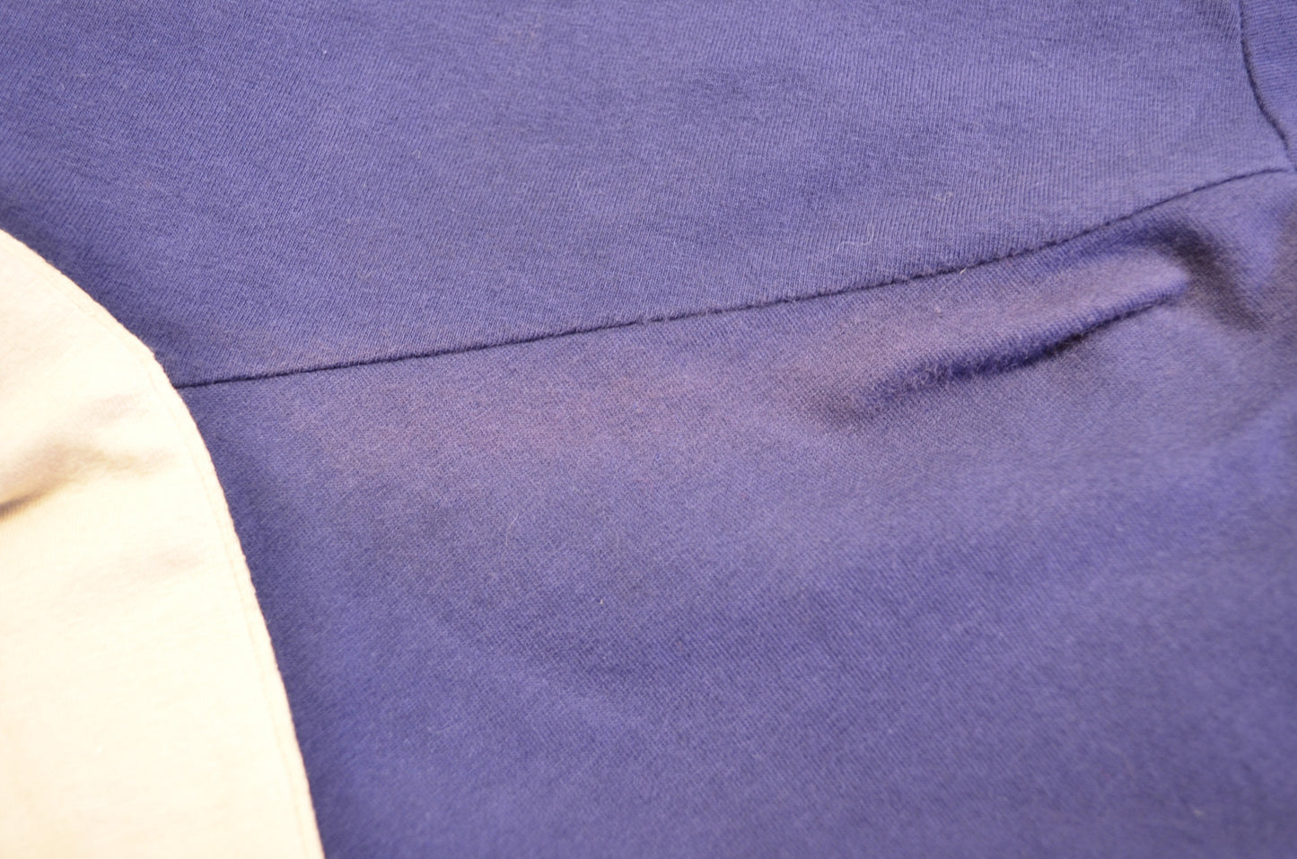 Navy Tan Polo Shirt Small NOS
