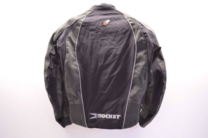 Black Grey Padded Jacket Small
