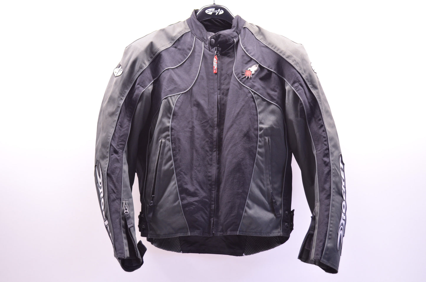 Black Grey Padded Jacket Small