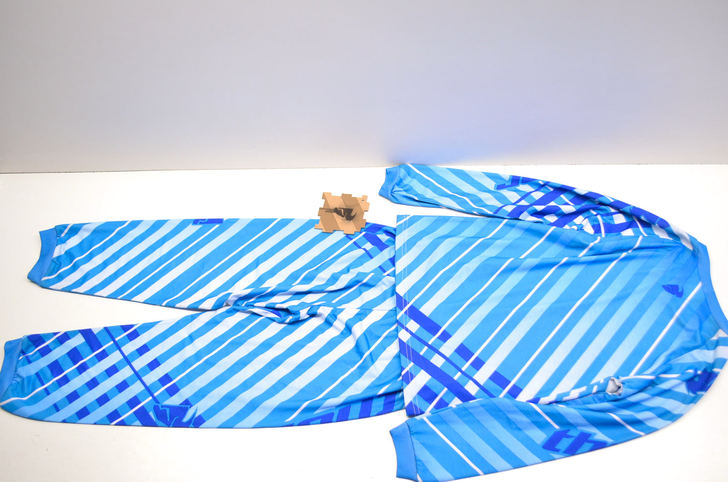 S10 Youth Blue Small Pajama Set NOS