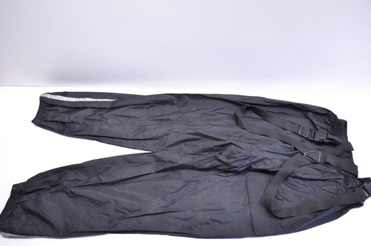 Tourmaster Black Rainsuit Riding Suspender Pants XS