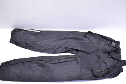 Tourmaster Black Rainsuit Riding Suspender Pants XS