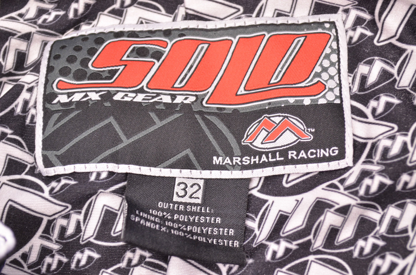 New Marshall Solo MX Racing Pants Size 32 NOS