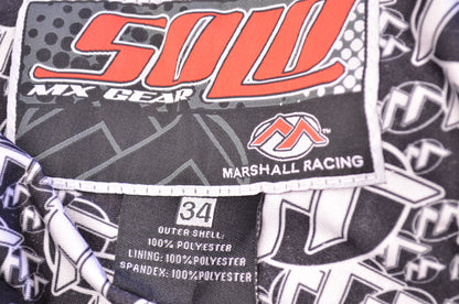 New Marshall Solo MX Racing Pants Size 34 NOS
