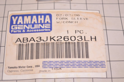 OEM Yamaha ABA-3JK26-03-LH Leather Fork Cover Kit NOS