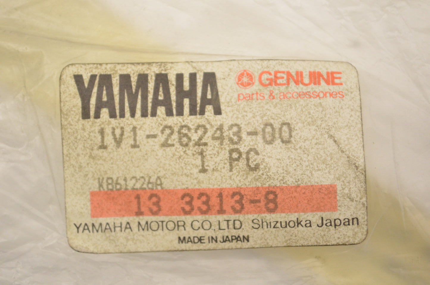 New OEM Yamaha 1V1-26243-00-00 Throttle Guide Tube NOS